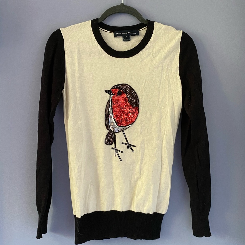 Whimsy bird sweater